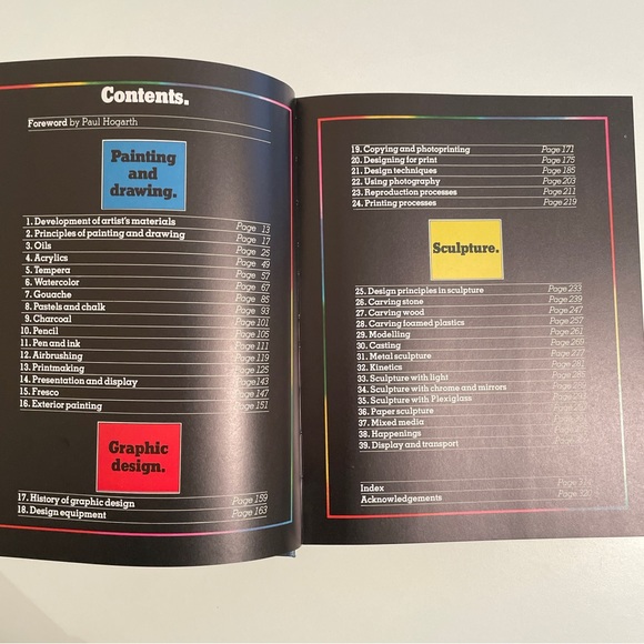 The Artist's Manual:Equipment Materials Techniques w/ Vtg Bookplate Cypress Tree - Picture 5 of 11
